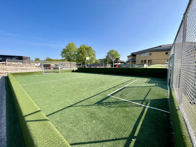 Winther Sport & Fritid har anlagt et nyt sportsanlæg hos Egebakkeskolen