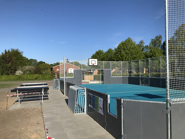 Winther Sport & Fritid har anlagt en ny multibane hos Gylling Skole