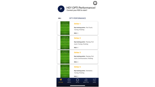 Udforsk ROXPro-appen til Goal Station – udviklet i samarbejde med OPTI Performance